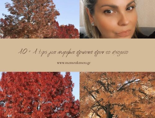 10+1 tips για ήρεμα πρωινά πριν το σχολείο